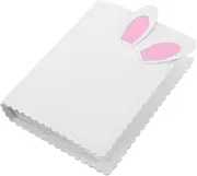 SUPVOX Cute Mini Photo Album with Bunny Design Self Adhesive Photo Book for Small Card Album Travel Memories Durable Playful Keepsake
