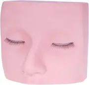 Generic Eyelash Extension Mannequin Head Face Flat Head for Training Home Stylist