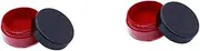 Minkissy 2pcs Diy Lipstick Palette Natural Shining Pigments Lip Stain Highlighter Makeup Vegan Lipstick