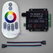 LED RGB Music Touch RF DC12-24V 4-Pin Remote Control for LED Strip Light 3.5mm