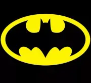 Batman Iron on, HTV, Transfer Vinyl for T-shirts, backpacks 4x3 see description