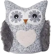 Elements Decorative Polyester Door Stopper, Grey Owl