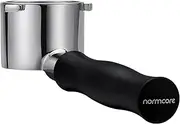 Normcore 51 mm Bottomless Portafilter - Reusable Coffee Filter - 51 mm Three Ear Grip Compatible with DeLonghi La Specialista EC9335M EC9155M EC9355M EC9665M