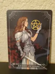 Fairyloot Knight of Stars Tarot Card by Sorcery of Thorns