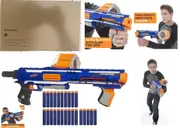 Nerf Rampage N-Strike Elite Toy Blaster 25 Dart Drum Slam Fire Ages 8+ Toy Gun