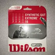 WILSON SYNTHETIC GUT EXTREME 16G - Endorsed by Roger Federer