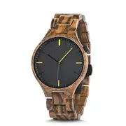 Casual Style Men Wristwatch Wooden Quartz Watch
