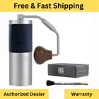 1Zpresso J Silver Manual Coffee Grinder: 35g Capacity with Stainless Steel