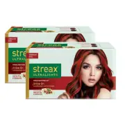 Streax Ultralights Highlighting Kit for Women & Men Vibrant Red, 60 ml Pack of 2