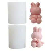 Manual Cake Molds Flower Rabbit Decor Mold for DIY Decoration Making Soap