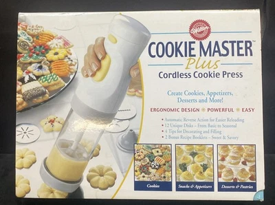 Wilton Cookie Master Plus Cordless Press: Model 2104-4008 (New)