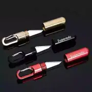 Brass EDC Mini Knife Key Ring Pendant Outdoor Portable Paper Cutting Keychain
