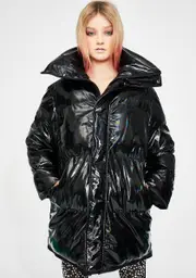 [Club Exx] Darkwave Deep Space Puffer Jacket