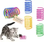 Cat Colorful Spiral Spring Toy, 12 Pc Cat Creative Toy For Indoor Cats