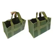Wide Mouth Tool Bag Canvas Tool Bag Large Capacity Storage Bag Handbag