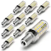E12 60W 4000k C7 Led Candelabra Light Bulbs 10 Count (Pack of 1) White