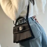 在飛比找PopChill優惠-[二手] Ferragamo2way bag 綴絲面