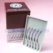 50 Orange MRXR9, 60M, SY6200 Curved MERROW Overlock Serger Needles