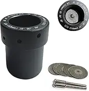 Tungsten Sharpener Grinder Head TIG Welding Rotary Tool, ALUMINUM TIG Sharpener Welding Tungsten Grinder Head Tool,with Slot Tungsten Sharpener Multi-Angle, 5pc Diamond Wheels 25mm
