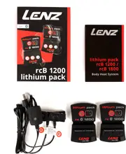 Lenz Lithium Pack rcB 1200 USB, battery twin pack