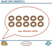 PAIR OF SUMP PLUG WASHERS SEALS FOR BMW CITROEN FORD FREELANDER MAZDA MINI VOLVO