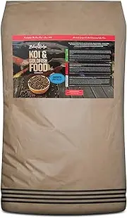 Blue Ridge Koi Fish Food 50lb - Koi Food Mini Growth Formula, Goldfish Food, Premium Fish Food for Ponds, Ponds Fish Food, Floating Pond Pellets
