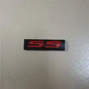 1x Black SS Red Matte Metal Decal Badge Emblem Sticker Bumper Turbo Motor Luxury (for: Peugeot)