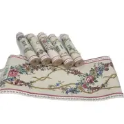 (6) rolls Flower Floral Wall paper Borders vintage pre-pasted washable 90 f new