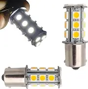 EZONEDEAL Ba15s 1156 LED Bulb Super Bright Halogen Replacement for RV Trailer Camper Motorhome Interior Lights Cool White Pack