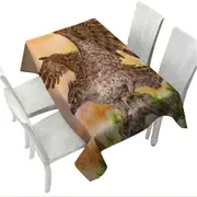 Wild Life Animal Art Powerful Hawk Tablecloth