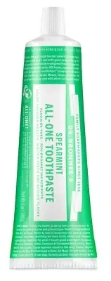 Dr. Bronner's Toothpaste - Spearmint - 5oz - Whitening Natural & 70% Organic