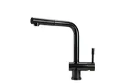 SWEDIA Sigge - Stainless Steel Kitchen Mixer Tap With Pull-Out - Satin Black Finish