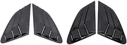 2pcs Compatible For Audi Q3 Accessories Rear Side Quarter Window Louvers 2023 2022 2020 2011-2018 2019-2024(For 2019-2024,Carbon fiber)