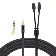 Upgrades Cable for D580 HD600 HD650 Headsets Cord for Improved Connection