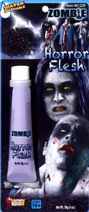 Horror Flesh Grey Zombie Costume Makeup