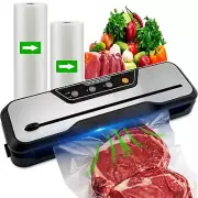 Food Vacuum Sealer Machine with 2 Rolls Food Vacuum Sealer Bags, Food Storage Sa