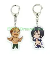 Set of 2 Seven Deadly Sins Anime Acrylic Keychain Merlin, Escanor v2