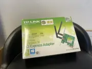 TP-Link Wireless N300 Adapter - PCI-E - TL-WN881ND New In Box Never Opened!
