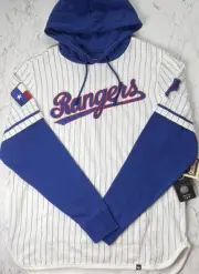 ‘47 Brand Texas Rangers Cooperstown Collection Hoodie Sweatshirt Mens Large NWT