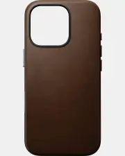 Nomad Traditional Leather Case for iPhone 16 Pro - Brown