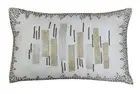 ABSTRACT BEADED HAND CRAFTED COTTON CUSHION COVER
