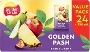 Golden Pash Fruit Drink Lunch Box Poppers Multipack Flavoured Lunchbox Drink No