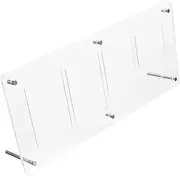 Yardwe Acrylic Game Card Display Rack Slot Trading Card Storage Holder Sturdy Smooth Design Easy Setup for Sports Cards Business Cards and Postcards for Collectors
