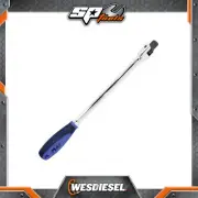 SP Tools 1/2 inch Drive Flex Handle Wrench 250mm - Soft Grip Hinged Joint Head