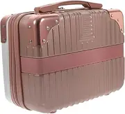 [NOLITOY] 1pc Suitcase Travel Cosmetic Case Travel Toiletries Makeup Organizer Toiletry Cosmetic Bag Small Toiletry Bag Makeup Hand Luggage Bag Makeup Handle Case Beauty Storage Case Abs