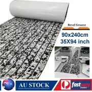 EVA Foam Boat Decking Sheet Marine Faux Teak Decking Self Adhesive Bevel Edge