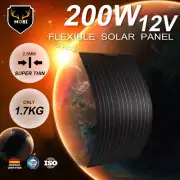 MOBI 200W Flexible Solar Panel Mono Cells 12V RV Boat Camping Caravan 4WD