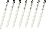 ILMILY Pilot Japan Gel Ink Ballpoint Pen Nuance Black 7 Colors Set 0.5mm LIL-30EF Black, Blue, Green, Yellow, Brown, Red, Violet With Original Stylus Ballpoint Touch Pen