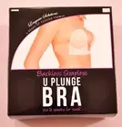 women's Lingerie Solutions U Plunge bra backless strapless size D lifts shapes
