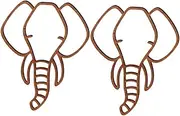 ULDIGI Wood Animal Wall Art Decor Basswood Material Easy Install Home Decor Nursery Wall Art